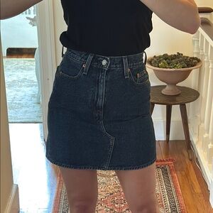Denim Mini Skirt